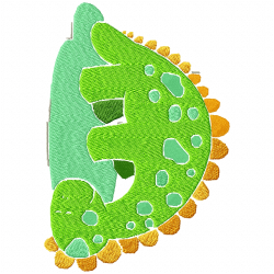 Dinosaur Embroidery Design 3